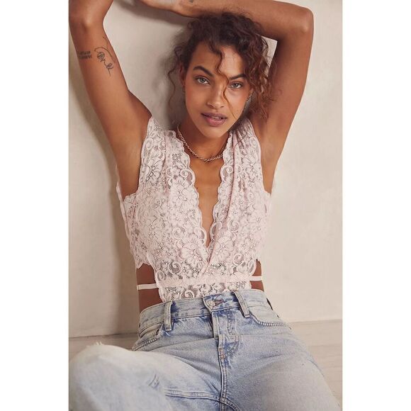 Free People We are HAH Revolve Cut To The Chase Bodysuit NWT Size Large - Picture 4 of 5
